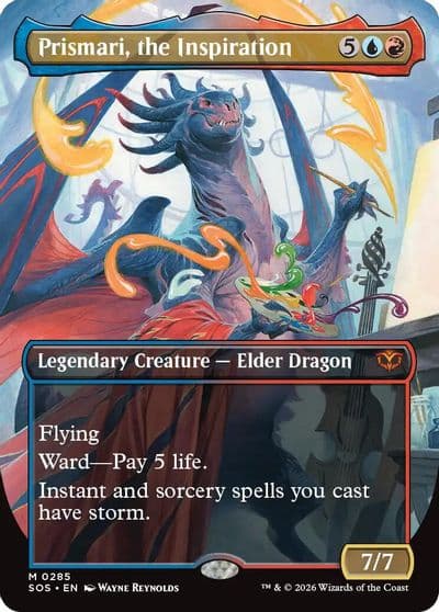 Prismari the Inspiration Borderless Secrets of Strixhaven Magic card