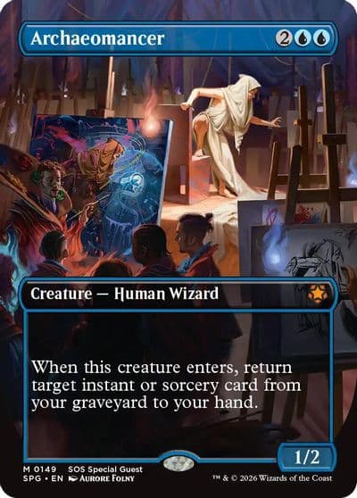 Archaeomancer Borderless Special Guests Magic card