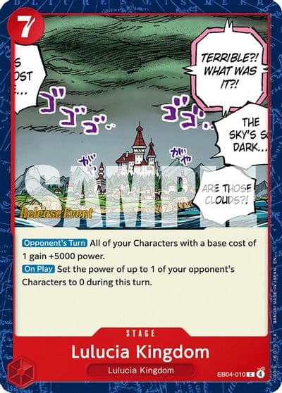 Lulucia Kingdom Adventure on Kami's Island Release Event Cards One Piece card