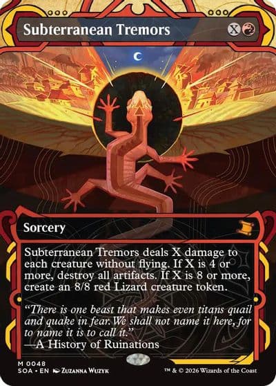 Subterranean Tremors Secrets of Strixhaven: Mystical Archive Magic card