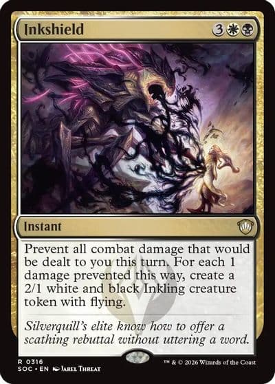 Inkshield Commander: Secrets of Strixhaven Magic card