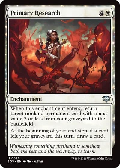 Primary Research Secrets of Strixhaven Magic card