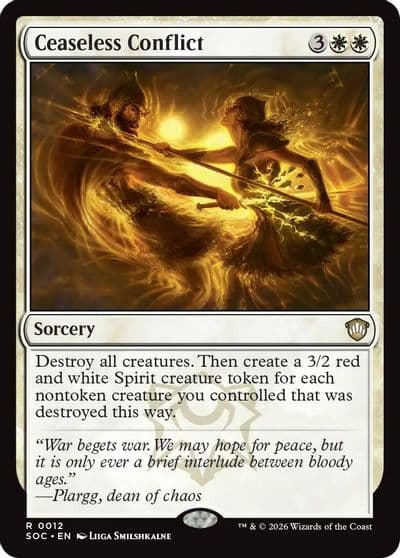 Ceaseless Conflict Commander: Secrets of Strixhaven Magic card