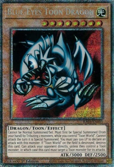 Blue Eyes Toon Dragon Rarity Collection 5 Yu-Gi-Oh! card