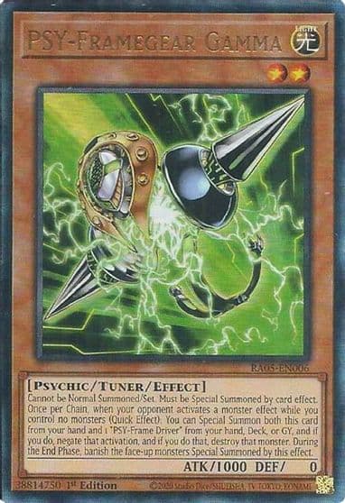 PSY Framegear Gamma Ultimate Rare Rarity Collection 5 Yu-Gi-Oh! card