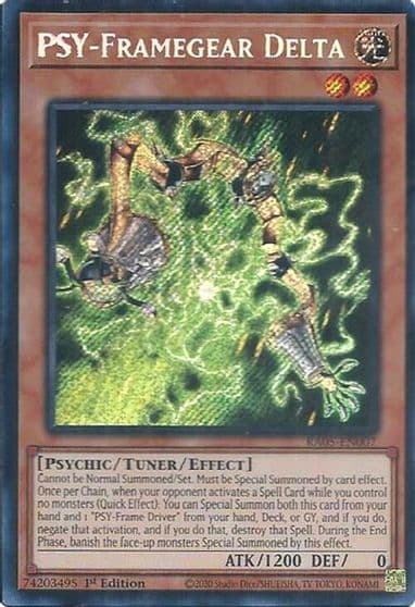 PSY Framegear Delta Secret Rare Rarity Collection 5 Yu-Gi-Oh! card