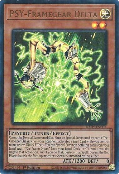 PSY Framegear Delta Ultra Rare Rarity Collection 5 Yu-Gi-Oh! card