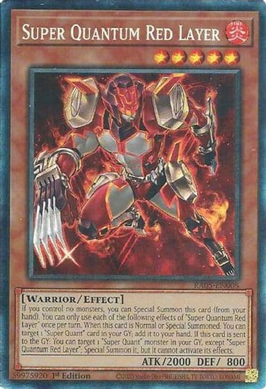 Super Quantum Red Layer Collectors Rare Rarity Collection 5 Yu-Gi-Oh! card