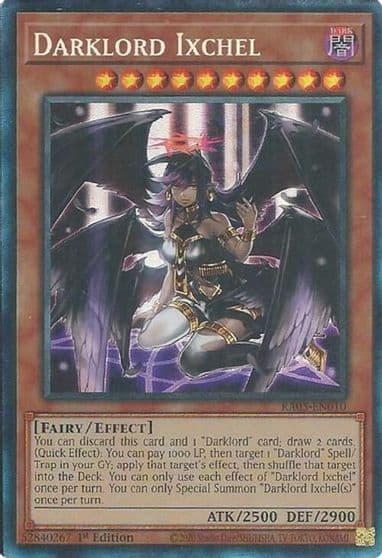 Darklord Ixchel Collectors Rare Rarity Collection 5 Yu-Gi-Oh! card
