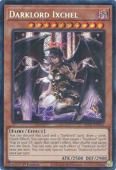 Darklord Ixchel Secret Rare Rarity Collection 5 Yu-Gi-Oh! card