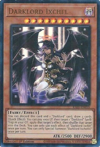 Darklord Ixchel Ultra Rare Rarity Collection 5 Yu-Gi-Oh! card