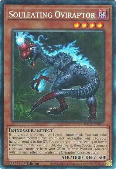 Souleating Oviraptor Collectors Rare Rarity Collection 5 Yu-Gi-Oh! card