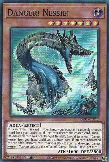 Danger Nessie Rarity Collection 5 Yu-Gi-Oh! card