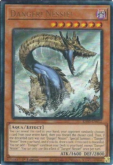 Danger Nessie Ultimate Rare Rarity Collection 5 Yu-Gi-Oh! card
