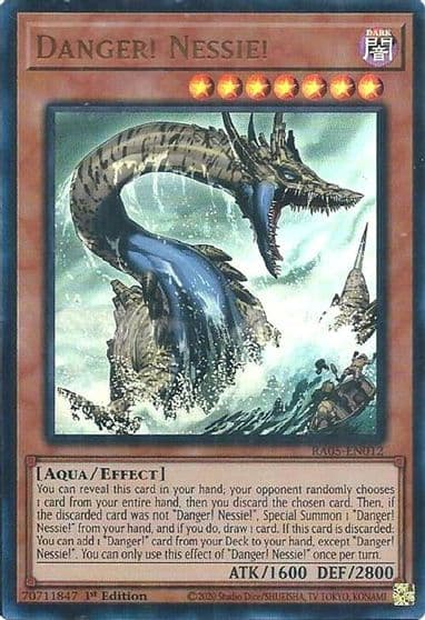 Danger Nessie Ultra Rare Rarity Collection 5 Yu-Gi-Oh! card