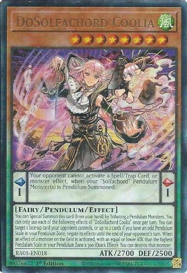 DoSolfachord Coolia Ultimate Rare Rarity Collection 5 Yu-Gi-Oh! card