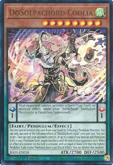 DoSolfachord Coolia Ultra Rare Rarity Collection 5 Yu-Gi-Oh! card
