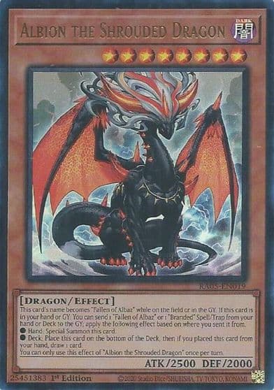 Albion the Shrouded Dragon Ultra Rare Rarity Collection 5 Yu-Gi-Oh! card