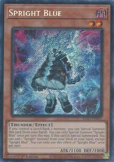 Spright Blue Secret Rare Rarity Collection 5 Yu-Gi-Oh! card