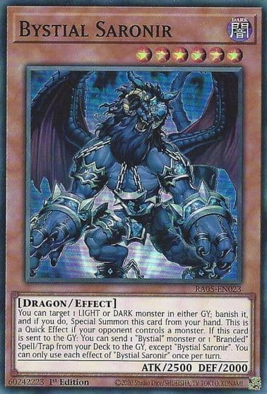 Bystial Saronir Rarity Collection 5 Yu-Gi-Oh! card