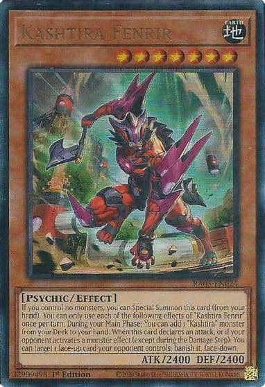 Kashtira Fenrir Ultimate Rare Rarity Collection 5 Yu-Gi-Oh! card