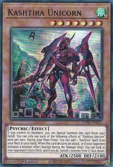 Kashtira Unicorn Rarity Collection 5 Yu-Gi-Oh! card