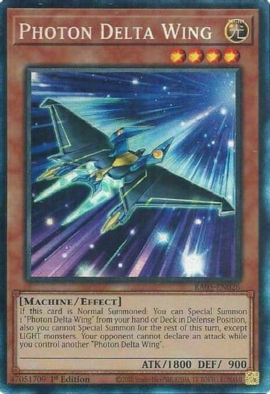 Photon Delta Wing Collectors Rare Rarity Collection 5 Yu-Gi-Oh! card