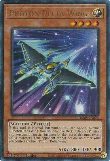 Photon Delta Wing Ultimate Rare Rarity Collection 5 Yu-Gi-Oh! card