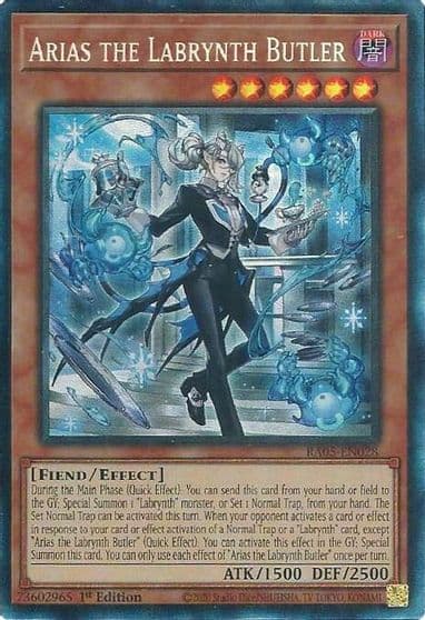 Arias the Labrynth Butler Collectors Rare Rarity Collection 5 Yu-Gi-Oh! card