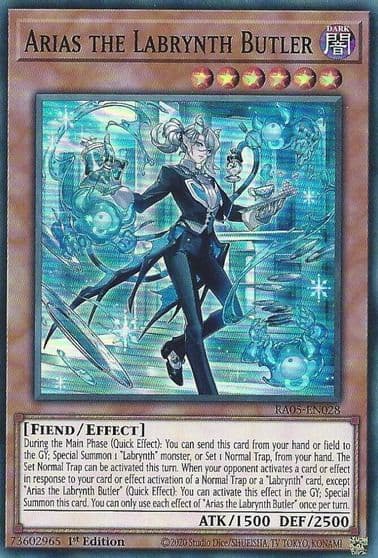 Arias the Labrynth Butler Rarity Collection 5 Yu-Gi-Oh! card