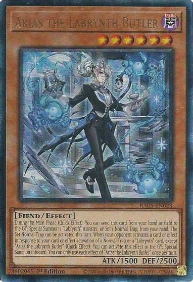 Arias the Labrynth Butler Ultimate Rare Rarity Collection 5 Yu-Gi-Oh! card