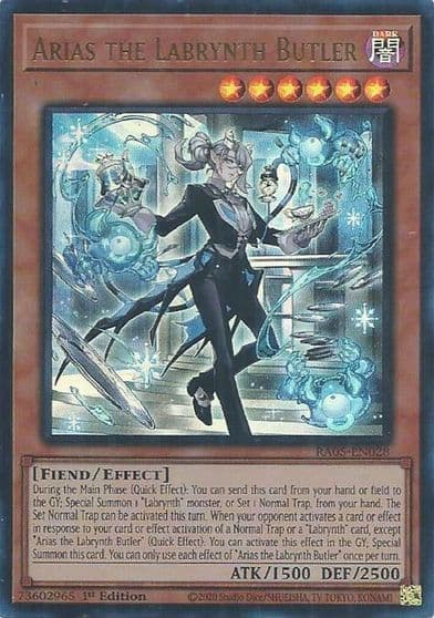 Arias the Labrynth Butler Ultra Rare Rarity Collection 5 Yu-Gi-Oh! card