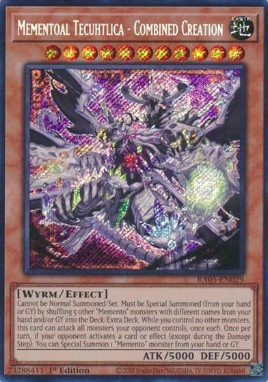 Mementoal Tecuhtlica Combined Creation Secret Rare Rarity Collection 5 Yu-Gi-Oh! card