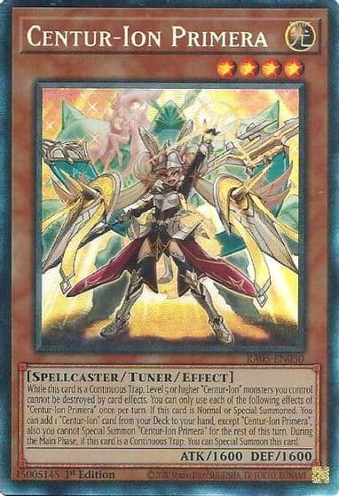 Centur Ion Primera Collectors Rare Rarity Collection 5 Yu-Gi-Oh! card