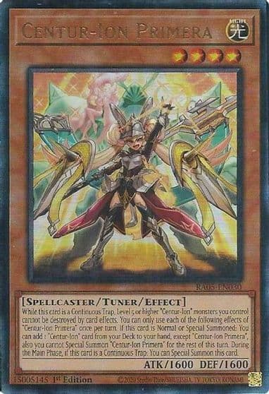 Centur Ion Primera Ultimate Rare Rarity Collection 5 Yu-Gi-Oh! card