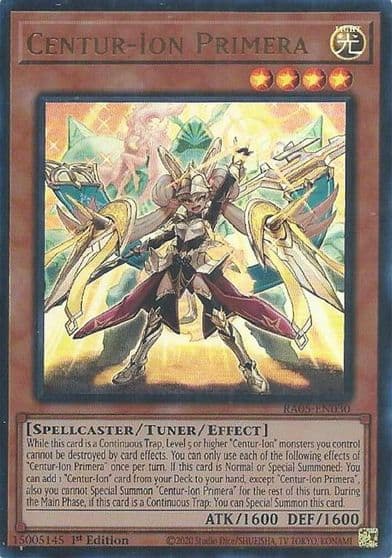 Centur Ion Primera Ultra Rare Rarity Collection 5 Yu-Gi-Oh! card