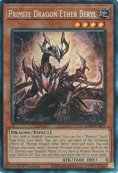 Primite Dragon Ether Beryl Collectors Rare Rarity Collection 5 Yu-Gi-Oh! card