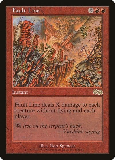 Fault Line Urza's Saga Magic card