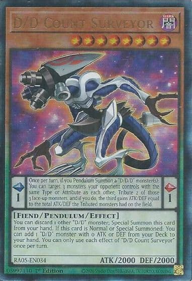 D D Count Surveyor Ultimate Rare Rarity Collection 5 Yu-Gi-Oh! card