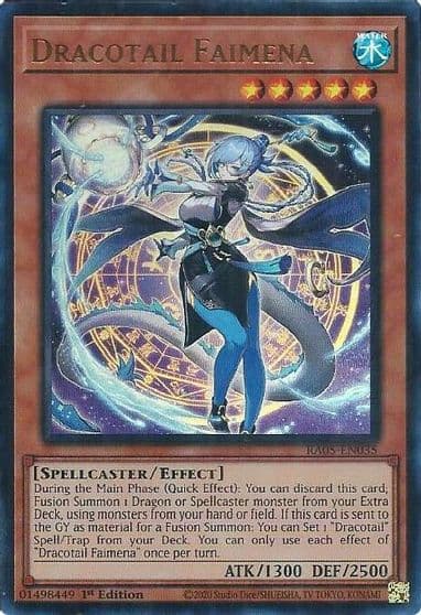 Dracotail Faimena Ultra Rare Rarity Collection 5 Yu-Gi-Oh! card