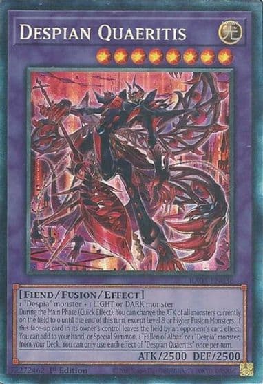 Despian Quaeritis Collectors Rare Rarity Collection 5 Yu-Gi-Oh! card