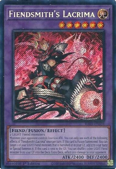 Fiendsmiths Lacrima Secret Rare Rarity Collection 5 Yu-Gi-Oh! card