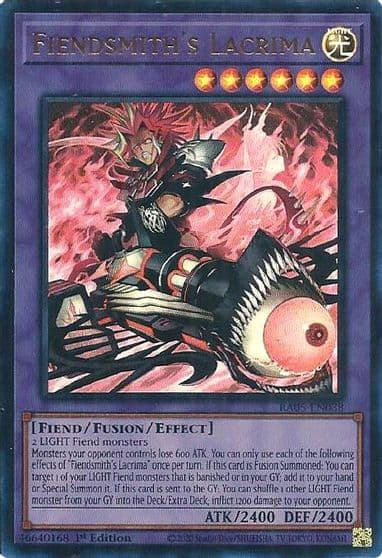 Fiendsmiths Lacrima Ultra Rare Rarity Collection 5 Yu-Gi-Oh! card