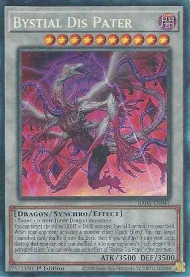 Bystial Dis Pater Collectors Rare Rarity Collection 5 Yu-Gi-Oh! card