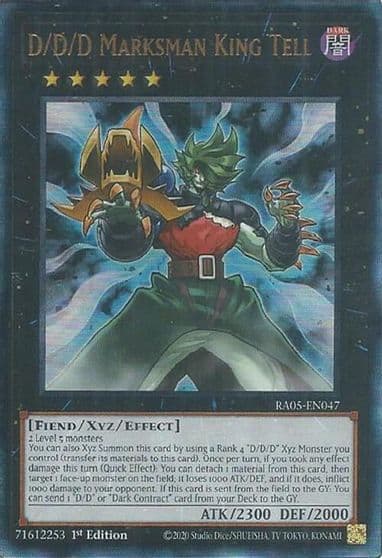 D D D Marksman King Tell Ultimate Rare Rarity Collection 5 Yu-Gi-Oh! card