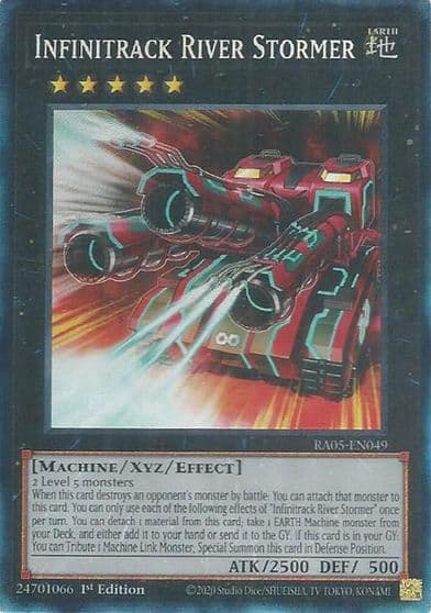 Infinitrack River Stormer Collectors Rare Rarity Collection 5 Yu-Gi-Oh! card