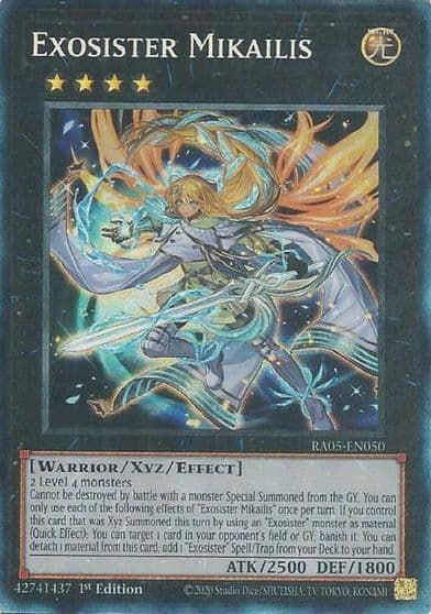 Exosister Mikailis Collectors Rare Rarity Collection 5 Yu-Gi-Oh! card