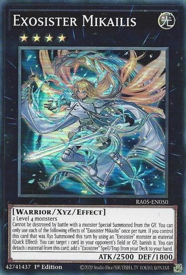 Exosister Mikailis Rarity Collection 5 Yu-Gi-Oh! card