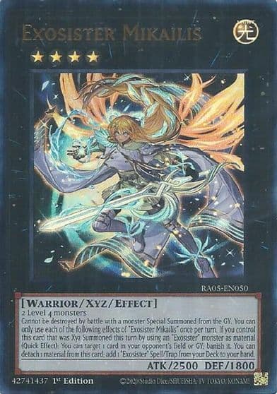 Exosister Mikailis Ultra Rare Rarity Collection 5 Yu-Gi-Oh! card