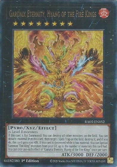 Garunix Eternity Hyang of the Fire Kings Ultimate Rare Rarity Collection 5 Yu-Gi-Oh! card